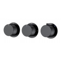 Смеситель для душа Boheme Stick 124-T-3-B.1 с термостатом цвет Черный матовый