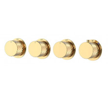 Смеситель для душа Boheme Stick 124-T-5-G.1 с термостатом цвет Золото глянцевое