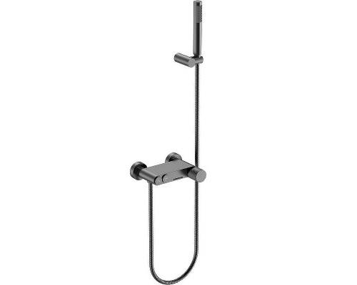Смеситель для ванны Boheme Stick 123-GM.4 Оружейная сталь