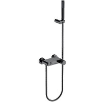 Смеситель для ванны Boheme Stick 123-SGM.3 Оружейная сталь глянцевая