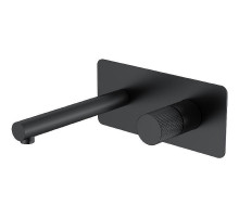 Смеситель для раковины Boheme Stick 125-BB.3 Черный матовый