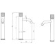 Смеситель для раковины Boheme Stick 122-NB.2 Никель