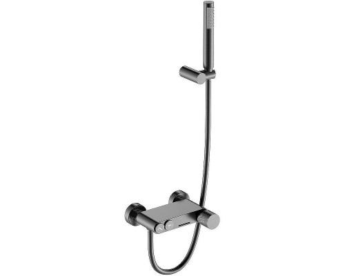 Смеситель для ванны Boheme Stick 123-GM.2 Оружейная сталь