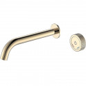 Смеситель для раковины Boheme Tech 158/2-G Золото