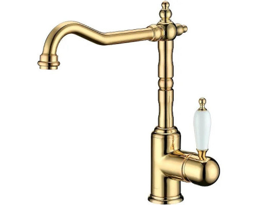 Смеситель для кухни Boheme Tradizionale Oro Crystal 102-CRST Золото