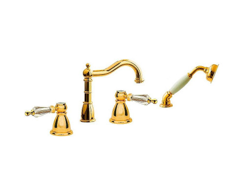 Смеситель на борт ванны Boheme Tradizionale Oro 395-SW Золото