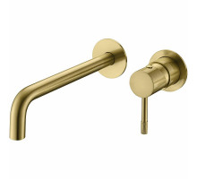 Смеситель для раковины Boheme Uno 465-MG Золото матовое