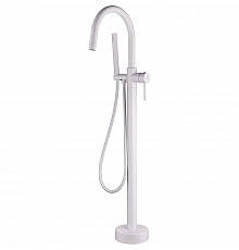 Смеситель для ванны Boheme Uno 469-MW Белый матовый