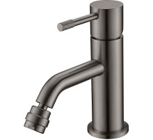 Смеситель для биде Boheme Uno 466-GM Оружейная сталь