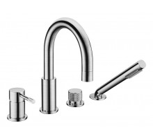 Смеситель на борт ванны Boheme Uno Inox 460-INOX цвет Нержавеющая сталь