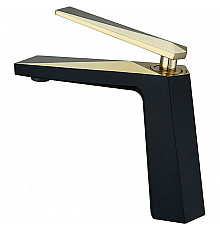 Смеситель для раковины Boheme Venturo 381-b Черный, Золото