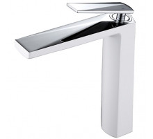 Смеситель для раковины Boheme Venturo 372-w Белый, Хром