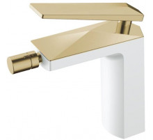 Смеситель для биде Boheme Venturo 386-W Белый Золото