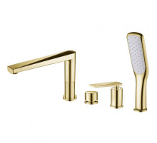 Смеситель на борт ванны Boheme Venturo 380 Золото