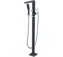 Смеситель для ванны Boheme Venturo 379-B напольный Черный Хром