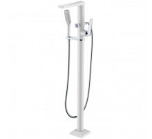 Смеситель для ванны Boheme Venturo 379-W напольный Белый Хром