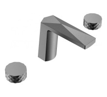 Смеситель для раковины Boheme Venturo 150-GM-DIAMOND Оружейная сталь