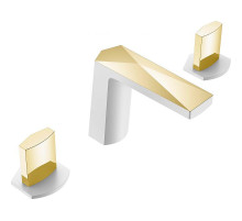 Смеситель для раковины Boheme Venturo 150-WG-ICE Белый Золото