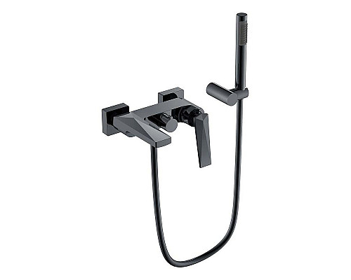 Купить Смеситель для ванны Boheme Venturo 373-SGM Оружейная сталь глянцевая в магазине сантехники Santeh-Crystal.ru