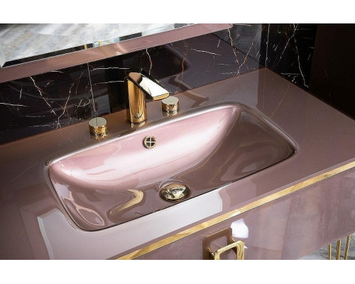 Смеситель для раковины Boheme Venturo 150-G-DIAMOND Золото глянцевое