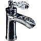 Приобрести Смеситель для раковины Boheme Vogue Crystal 221-CRST Хром в магазине сантехники Santeh-Crystal.ru