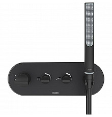 Смеситель для душа Bossini Apice Z00523.073 с термостатом Черный матовый