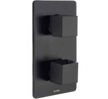 Смеситель для душа Bossini Cube Z00061.073 с термостатом Черный матовый