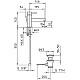 Заказать Смеситель для раковины Bossini Oki Z005301.073 Черный матовый в магазине сантехники Santeh-Crystal.ru
