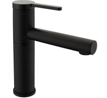 Смеситель для раковины Bravat F1410445BW-RUS Черный матовый