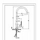 Приобрести Смеситель для кухни Bravat Arden F7351385CP-RUS Хром в магазине сантехники Santeh-Crystal.ru