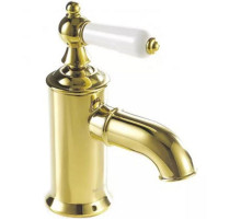 Смеситель для раковины Bravat Art F175109G Золото