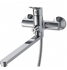 Смеситель для ванны Bravat Drop F64898C-LB универсальный Хром