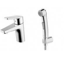 Смеситель для раковины Bravat Line F15299C-2 с гигиеническим душем Хром