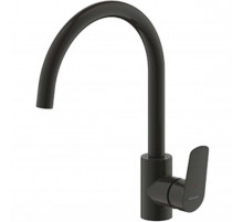 Смеситель для кухни Bravat Rhein F7429564BW-ENG Черный матовый