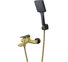 Смеситель для ванны Bronze de Luxe Element EL03GB Золото Черный матовый