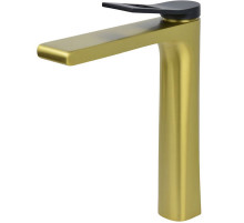 Смеситель для раковины Bronze de Luxe Element EL21GB Матовое золото Черный