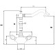 Приобрести Смеситель для раковины Bronze de Luxe Florence 21318 Бронза в магазине сантехники Santeh-Crystal.ru
