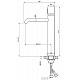 Приобрести Смеситель для раковины Bronze de Luxe Focus 24615CM Хром в магазине сантехники Santeh-Crystal.ru