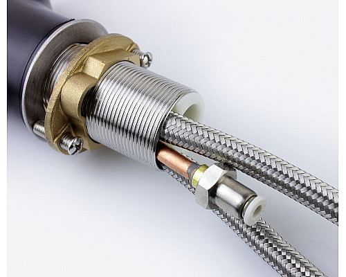 Купить Смеситель для раковины Bronze de Luxe Optima 10188B Черный матовый в магазине сантехники Santeh-Crystal.ru