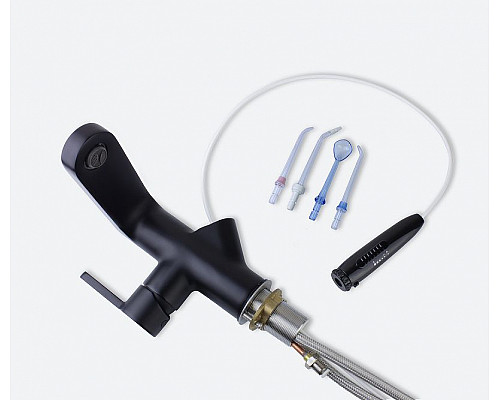 Купить Смеситель для раковины Bronze de Luxe Optima 10188B Черный матовый в магазине сантехники Santeh-Crystal.ru