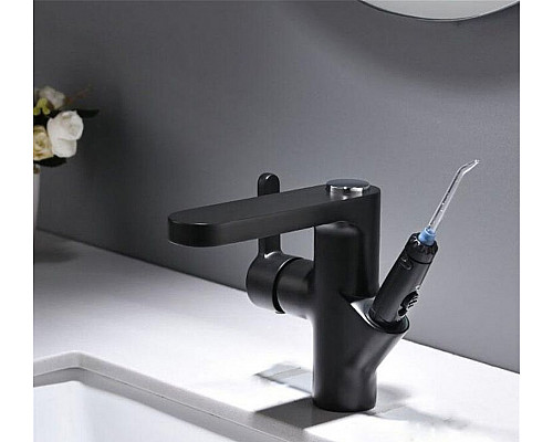 Купить Смеситель для раковины Bronze de Luxe Optima 10188B Черный матовый в магазине сантехники Santeh-Crystal.ru