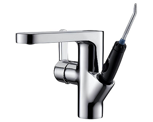 Заказать Смеситель для раковины Bronze de Luxe Optima 10188 с ирригатором Хром в магазине сантехники Santeh-Crystal.ru