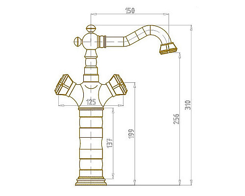 Santeh-Crystal.ru: Смеситель для раковины Bronze de Luxe Royal 10219 Бронза Заказать Смеситель для раковины Bronze de Luxe Royal 10219 Бронза в магазине сантехники Santeh-Crystal.ru