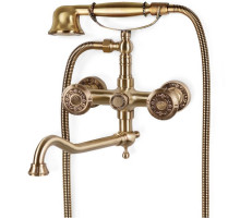 Смеситель для ванны и душа Bronze de Luxe Royal 10119D Бронза
