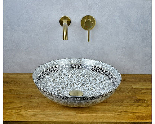 Заказать Смеситель для раковины Bronze de Luxe Scandi 14511BR Бронза глянцевая в магазине сантехники Santeh-Crystal.ru