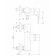 Приобрести Смеситель для душа Ceramica Nova A.V.O 70026CH Хром в магазине сантехники Santeh-Crystal.ru