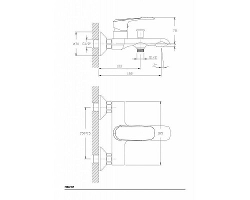 Santeh-Crystal.ru: Смеситель для ванны Ceramica Nova Curve 70022CH Хром Заказать Смеситель для ванны Ceramica Nova Curve 70022CH Хром в магазине сантехники Santeh-Crystal.ru