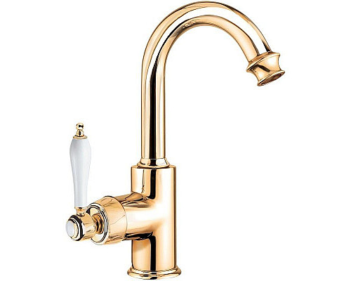 Купить Смеситель для раковины Cezares APHRODITE-LS2-03/24-Bi Золото 24 карат в магазине сантехники Santeh-Crystal.ru