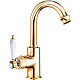 Купить Смеситель для раковины Cezares APHRODITE-LS2-03/24-Bi Золото 24 карат в магазине сантехники Santeh-Crystal.ru
