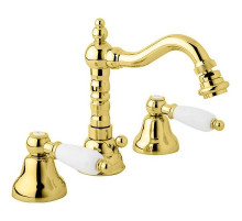 Смеситель для биде Cezares FIRST-BBS2-03/24-Bi Золото 24 карат